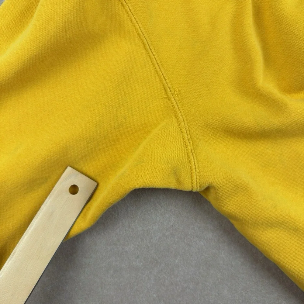 Jordan Yellow Hoodie‎ Mens S Graphic Pullover Jumpman Logo Rope Drawstring